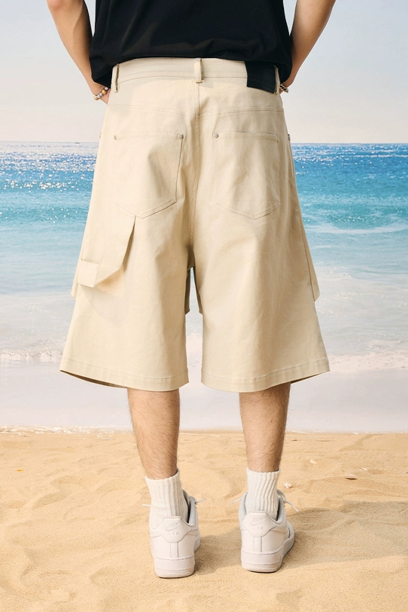 Pleated Paratrooper Utility Pants