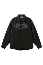 Beaded Embroidered Shirt Jacket