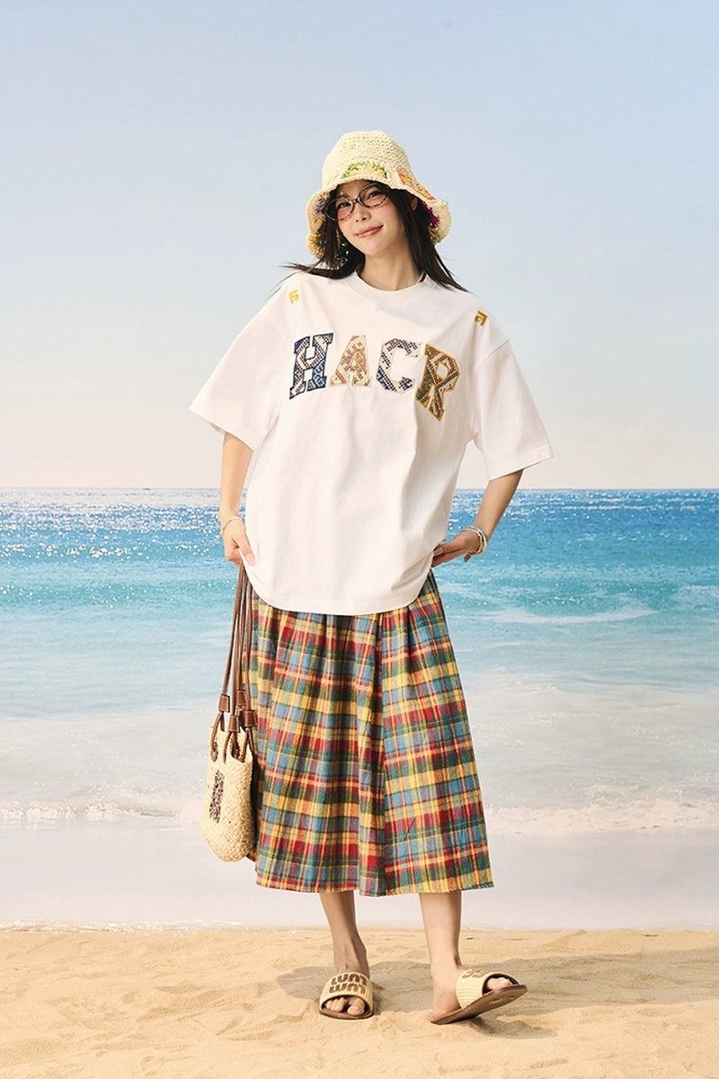 Ethnic Patch Embroidery T-Shirt