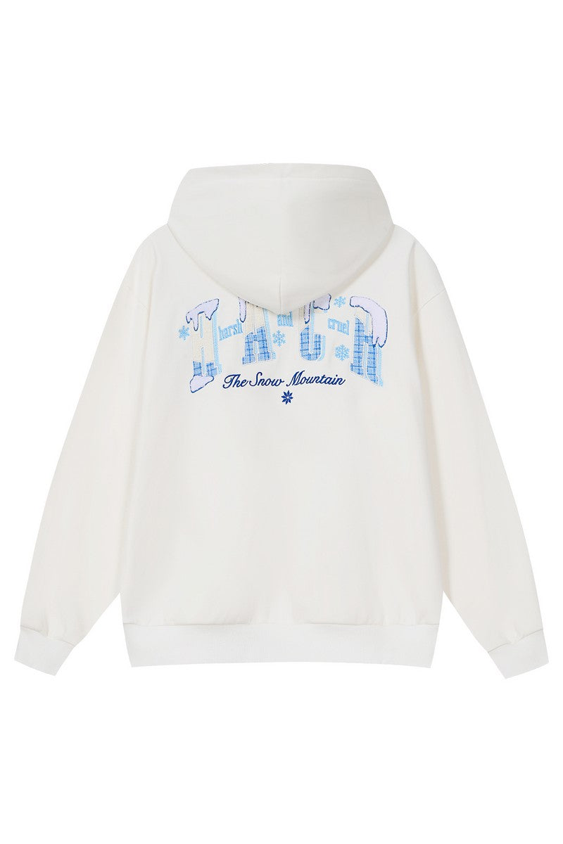 Snowcap Fleece Embroidered Hoodie
