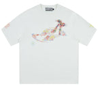 Crayon Floral Bowknot T-Shirt