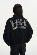Rose Beaded Patchwork Jacket