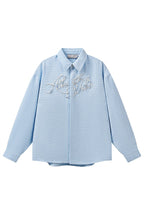 Beaded Embroidered Shirt Jacket