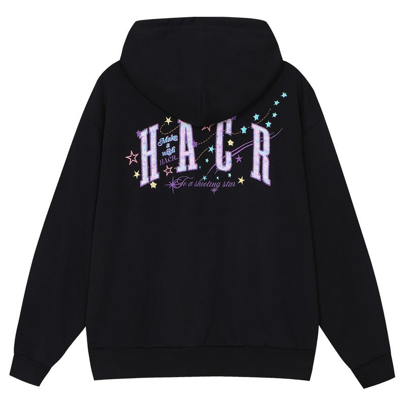 Unicorn Patch Embroidered Hoodie