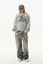 Allover Star Street Hoodie