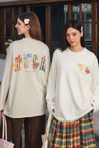 Yarn Flower Embroidery Tee