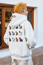 Load image into Gallery viewer, Cat Embroidered Loose Fit Hoodie
