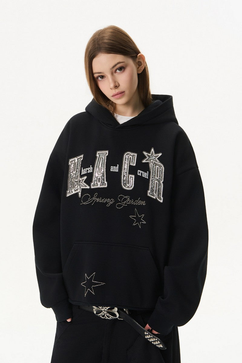 Star Sequin Street Hoodie