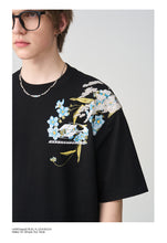 Load image into Gallery viewer, Floral Embroidery Logo Tee
