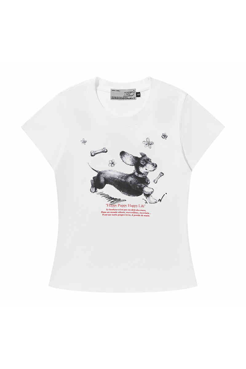 Sketch Dog Slim Fit Tee