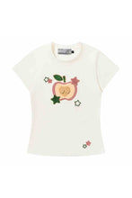 Load image into Gallery viewer, Plush Apple Embroidered Tee
