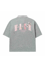 Bouclé Floral Patch Polo