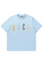 Colorblock Floral Patch Tee