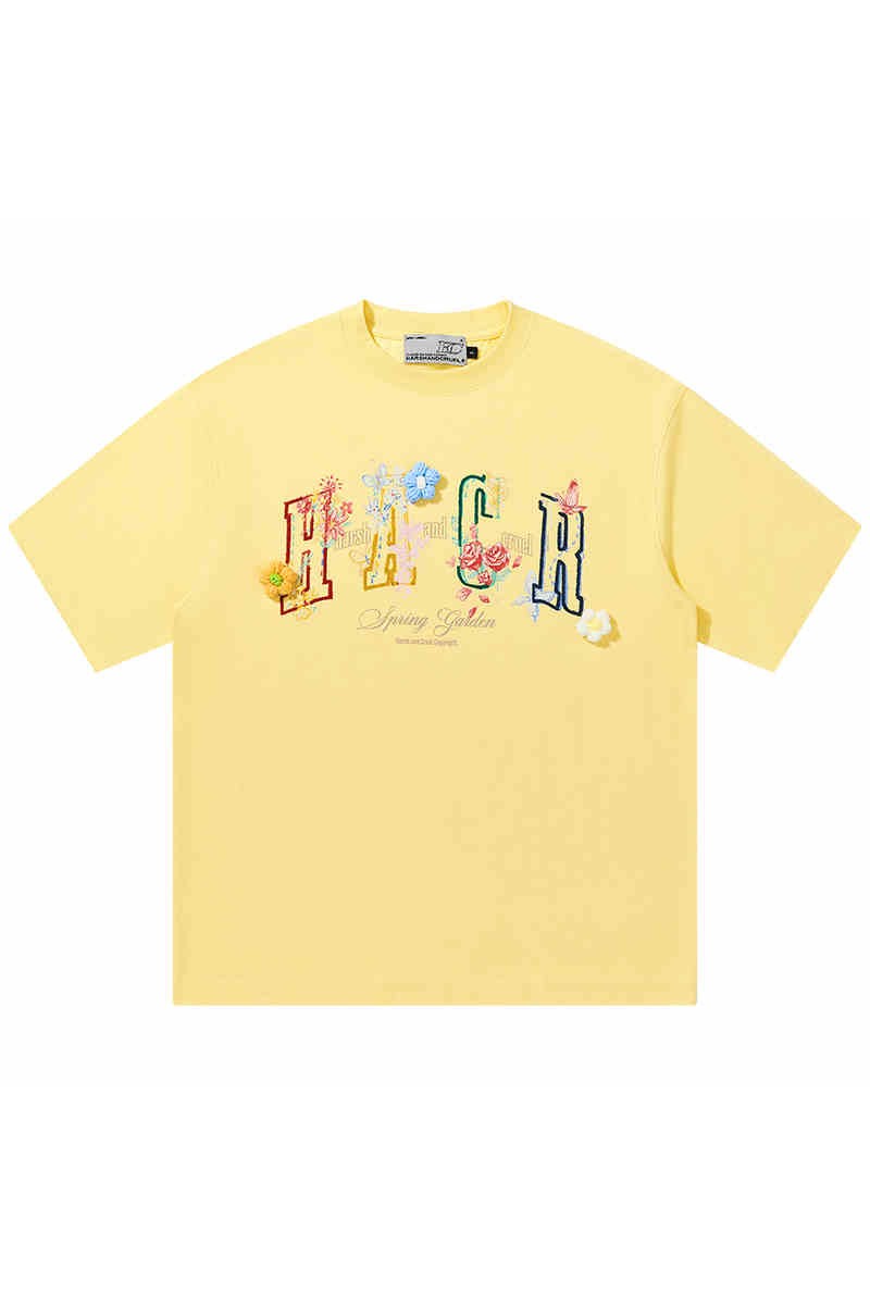 3D Yarn Flower Loose Tee