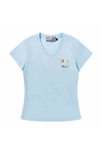 Cartoon Dog V-Neck Tee