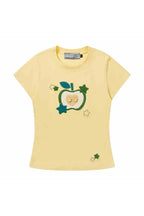 Plush Apple Embroidered Tee