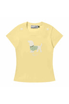 Bouclé Dog Embroidered Tee