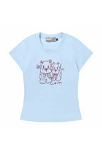 Playful Dog Graphic Tee