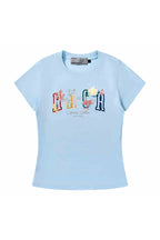 3D Yarn Flower Loose Tee