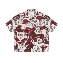 Load image into Gallery viewer, Cigarette Packs Cuban Shirt
