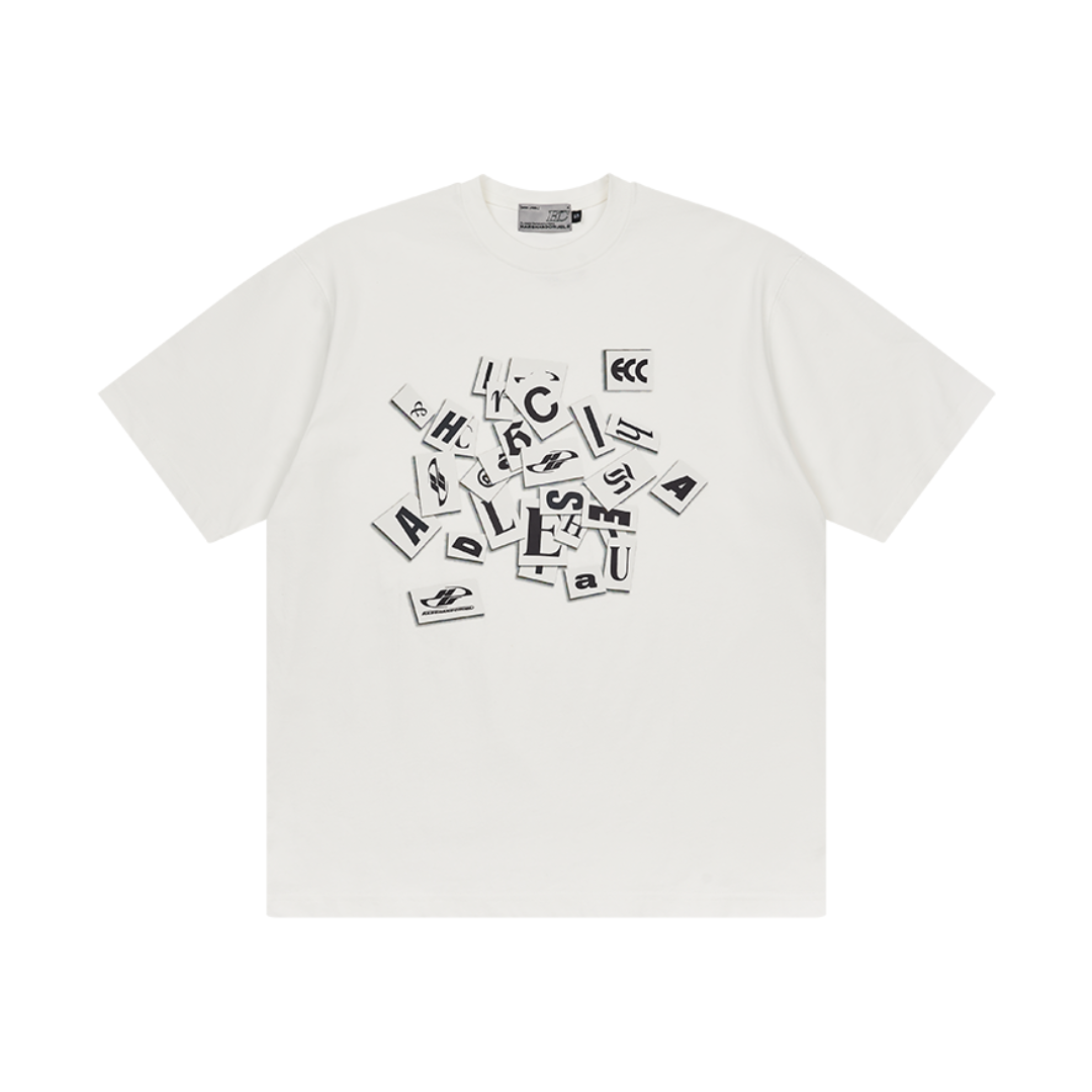 Alphabet Printed Logo Tee