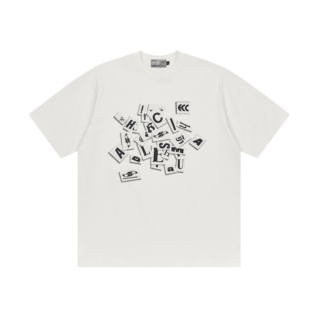 Alphabet Printed Logo Tee