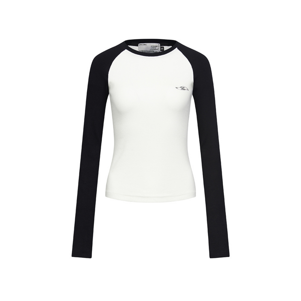 Raglan Metal Logo Crop top