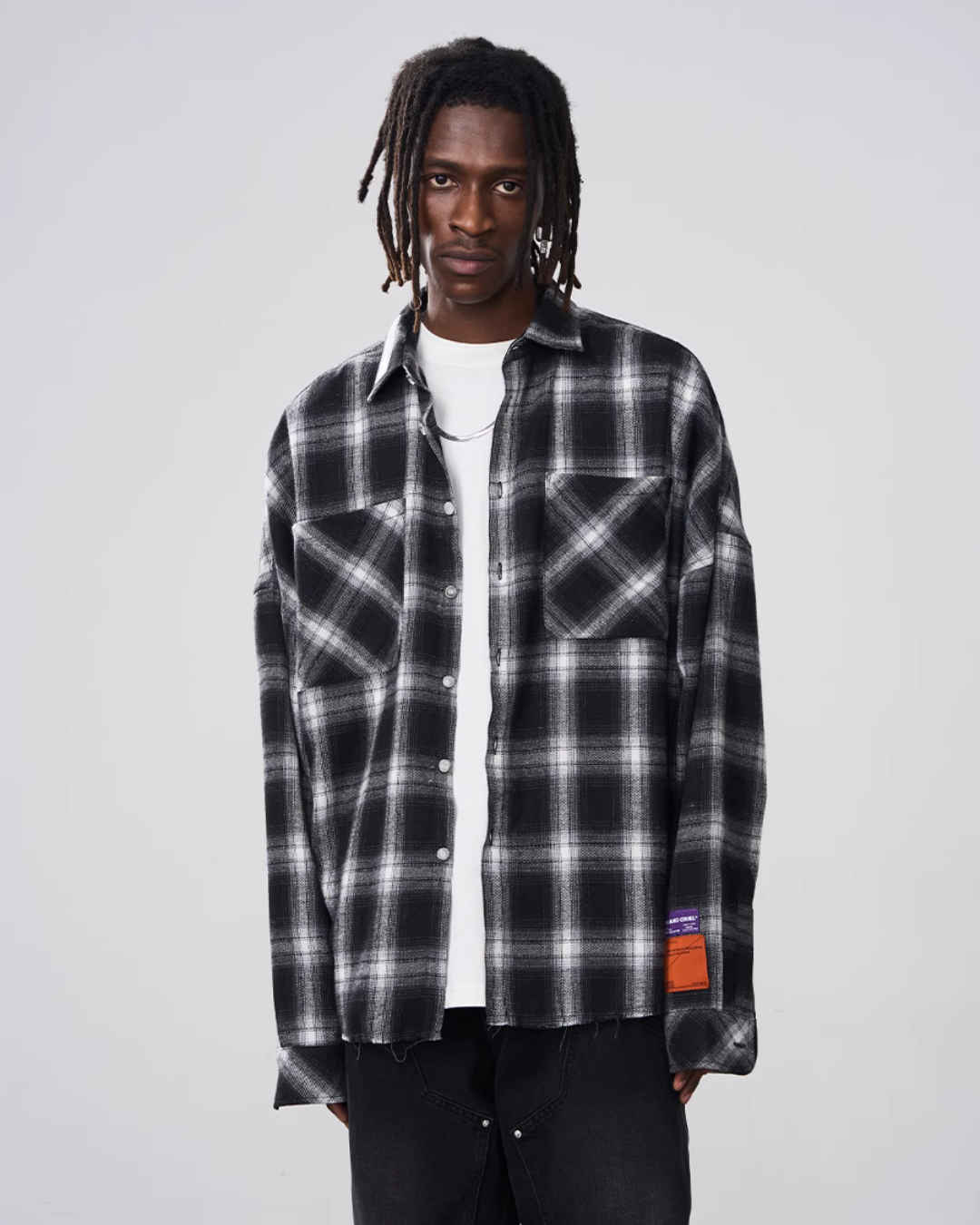 Plaid Flannel L/S Checkered Shirt – Harsh and Cruel