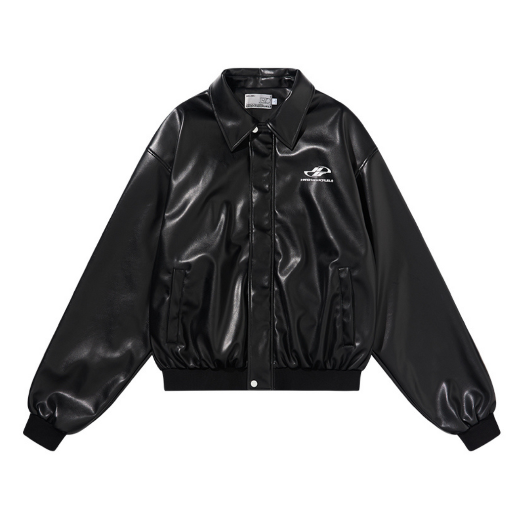 Motorcycle Loose Leather Jacket
