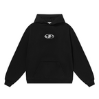 Metal Printed logo Loose Hoodie