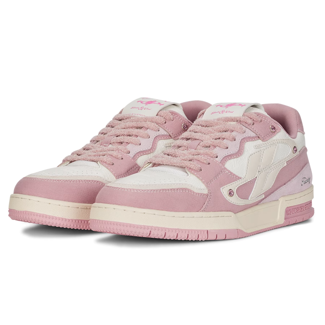 Star Ring Embroidered Logo Pink Shoes – Harsh and Cruel