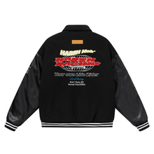 Load image into Gallery viewer, Embroidered Racing Varsity Jacket
