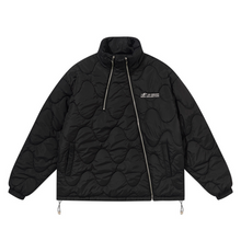 Load image into Gallery viewer, Quilted Pattern Irregular Zipper Down Jacket
