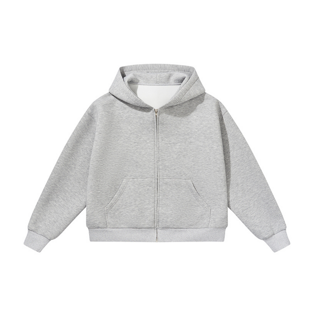 Basic Zip-Up Hoodie – Harsh and Cruel