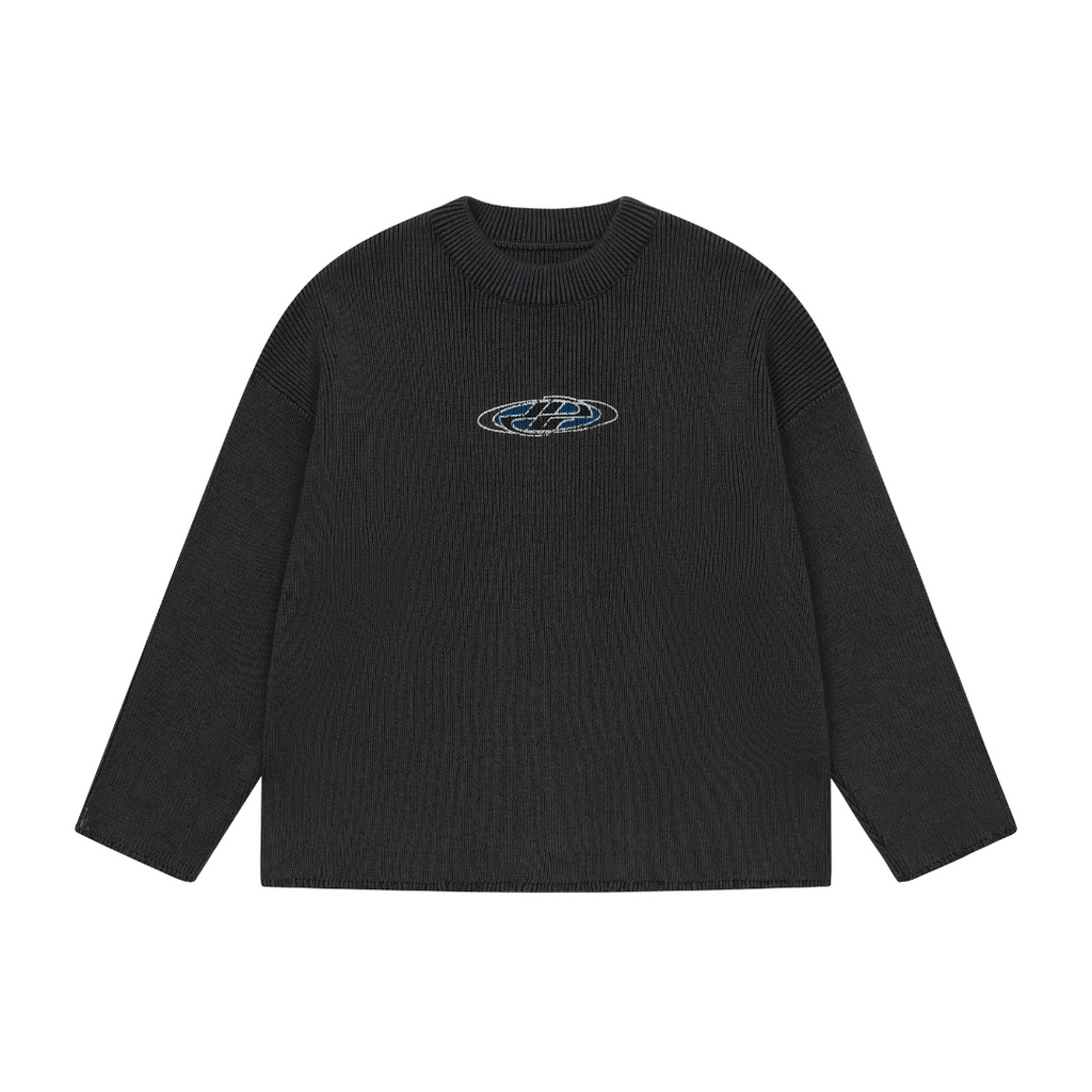 Logo Crewneck Knit Sweater