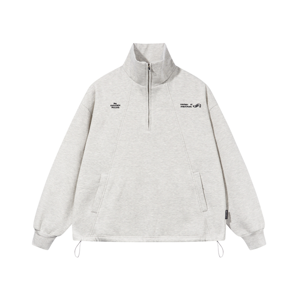 Half Zip Stitched Pullover