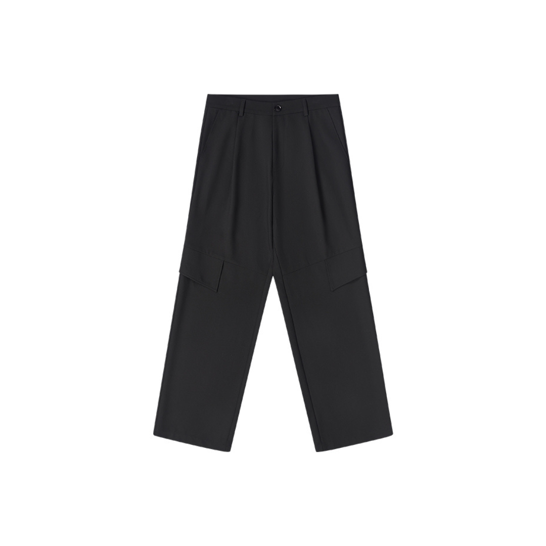 Draped Deconstructed Casual Pants