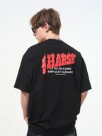 Flames Logo Puff Print Tee