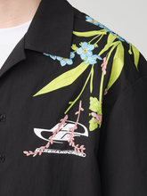 Load image into Gallery viewer, Floral Embroidery Knots Cuban Shirt
