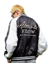 Load image into Gallery viewer, Vintage Pearl Embroidered Baseball Jacket
