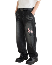 Load image into Gallery viewer, Vintage Star Patches Jeans
