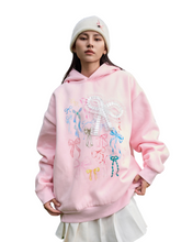 Load image into Gallery viewer, Floral Wreath Embroidered Hoodie
