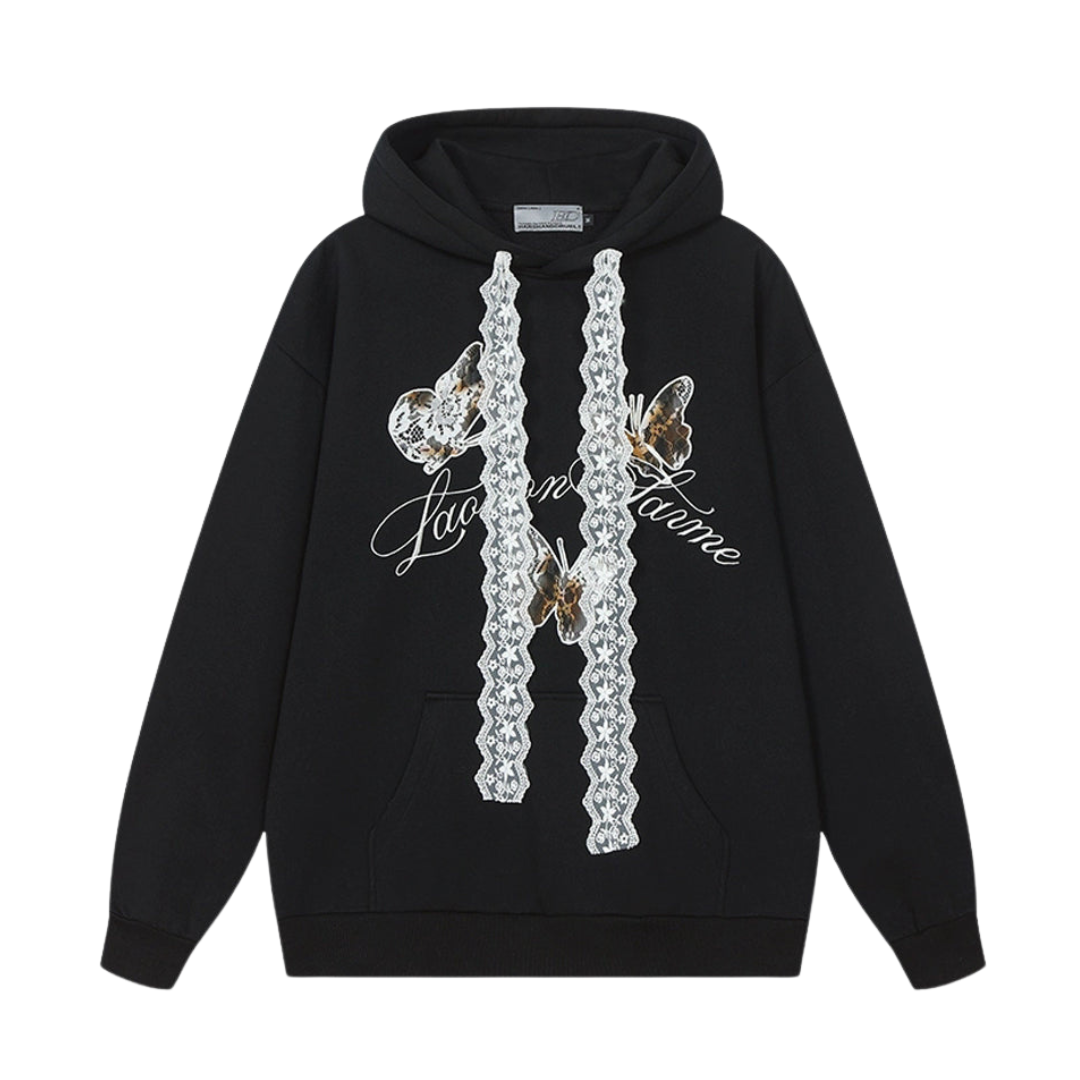 Burnt Lace Butterfly Hoodie