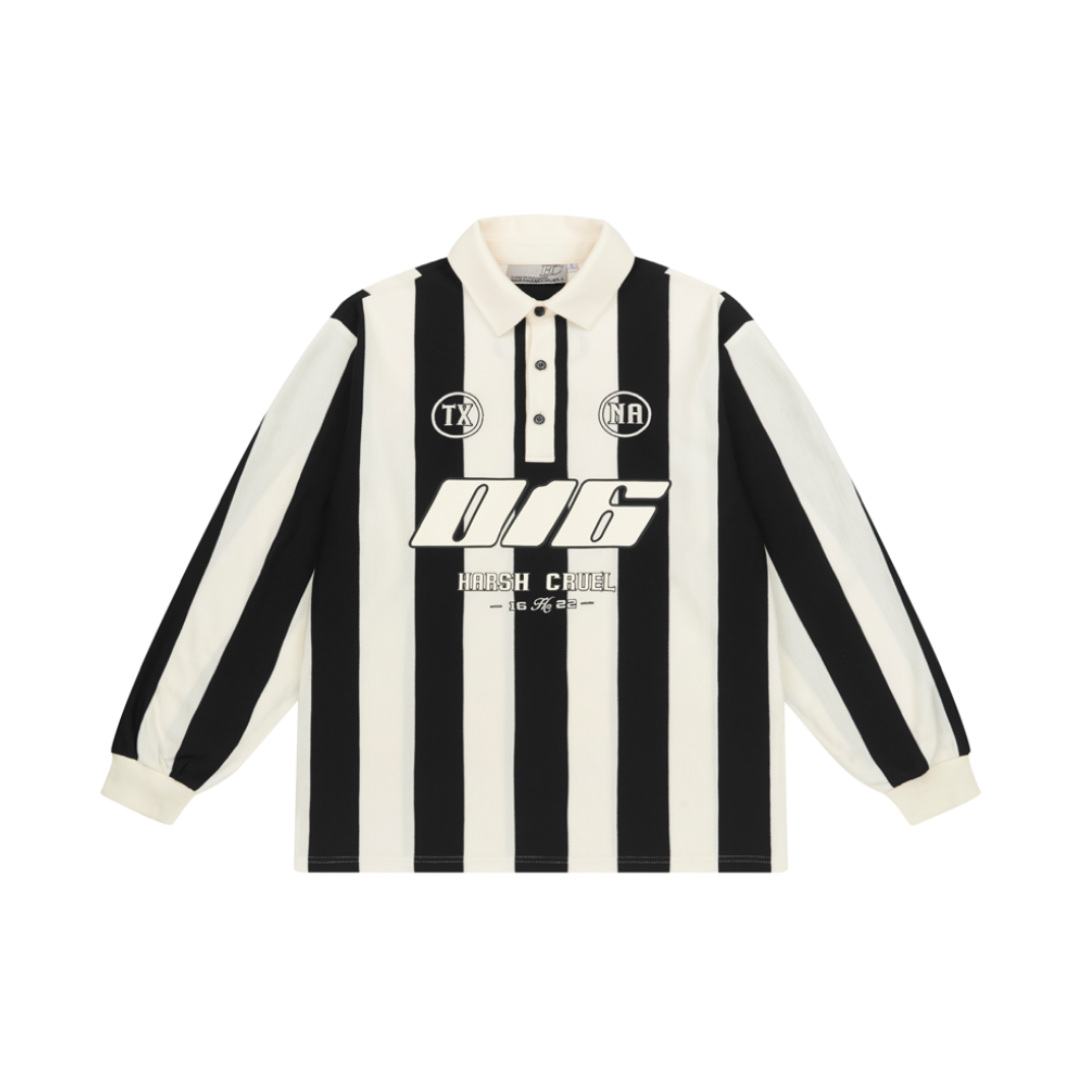 Striped Logo L/S Jersey Shirt