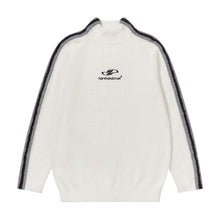 Load image into Gallery viewer, Striped Mohair Logo Sweater
