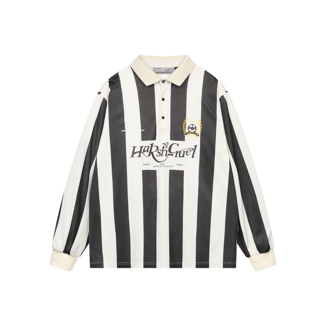 Harsh & Cruel Handwritten Logo Striped Jersey