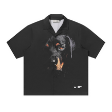 Load image into Gallery viewer, Rottweiler Printed Cuban Shirt
