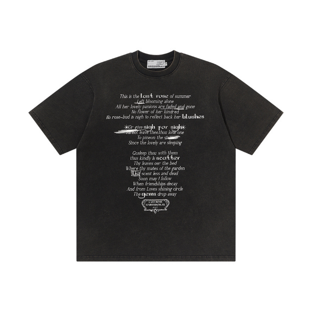 Last Rose Of Summer Printed Tee
