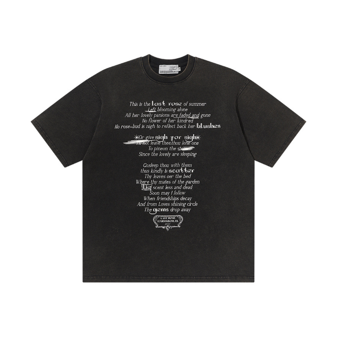 Last Rose Of Summer Printed Tee