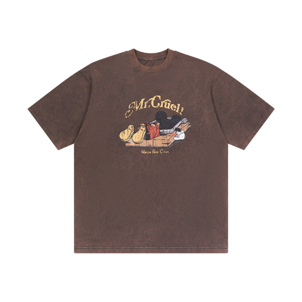 Mouse Trap Washed Printed Tee